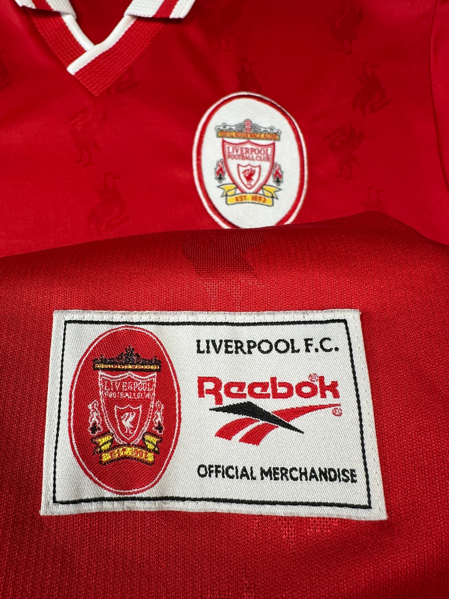 Liverpool 1996-98 Heim Trikot M reebok