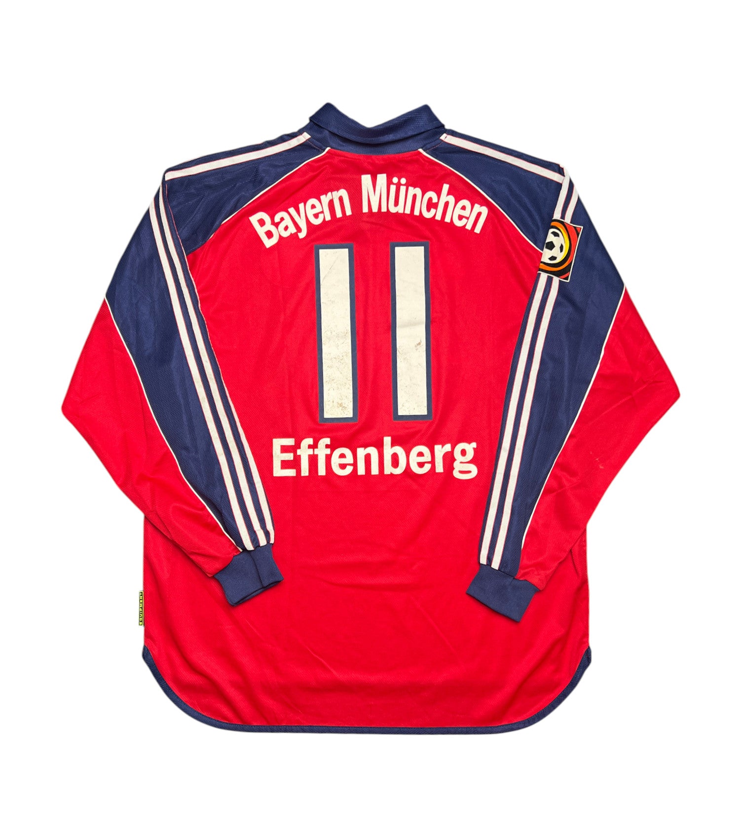 [SPIELGETRAGEN/SPIELVORBEREITET] Bayern München 1999-01 "Effenberg" Heim Trikot XL adidas