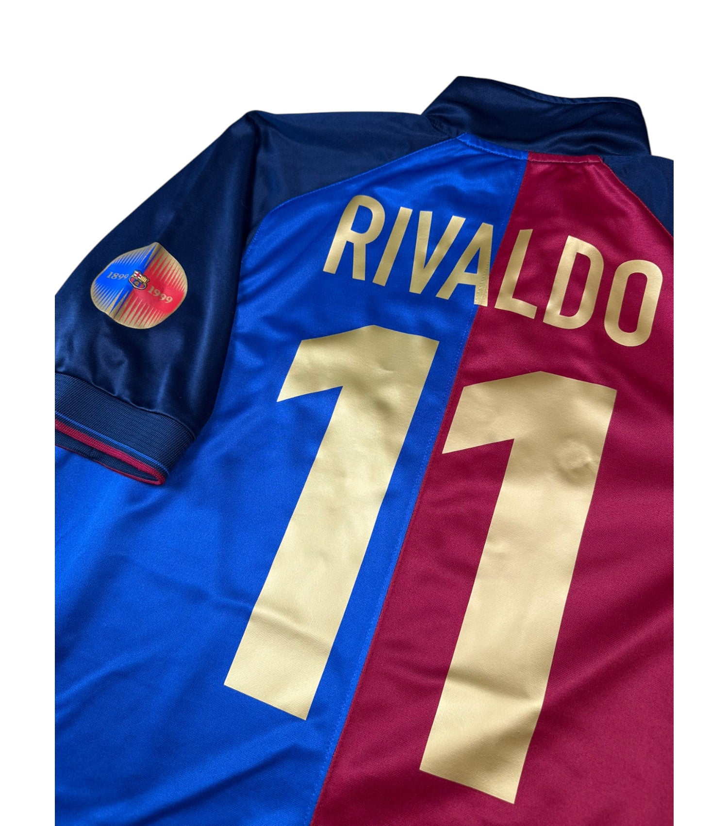 Barcelona 1999-00 "Rivaldo" Heim Trikot S nike *100 Jahre*