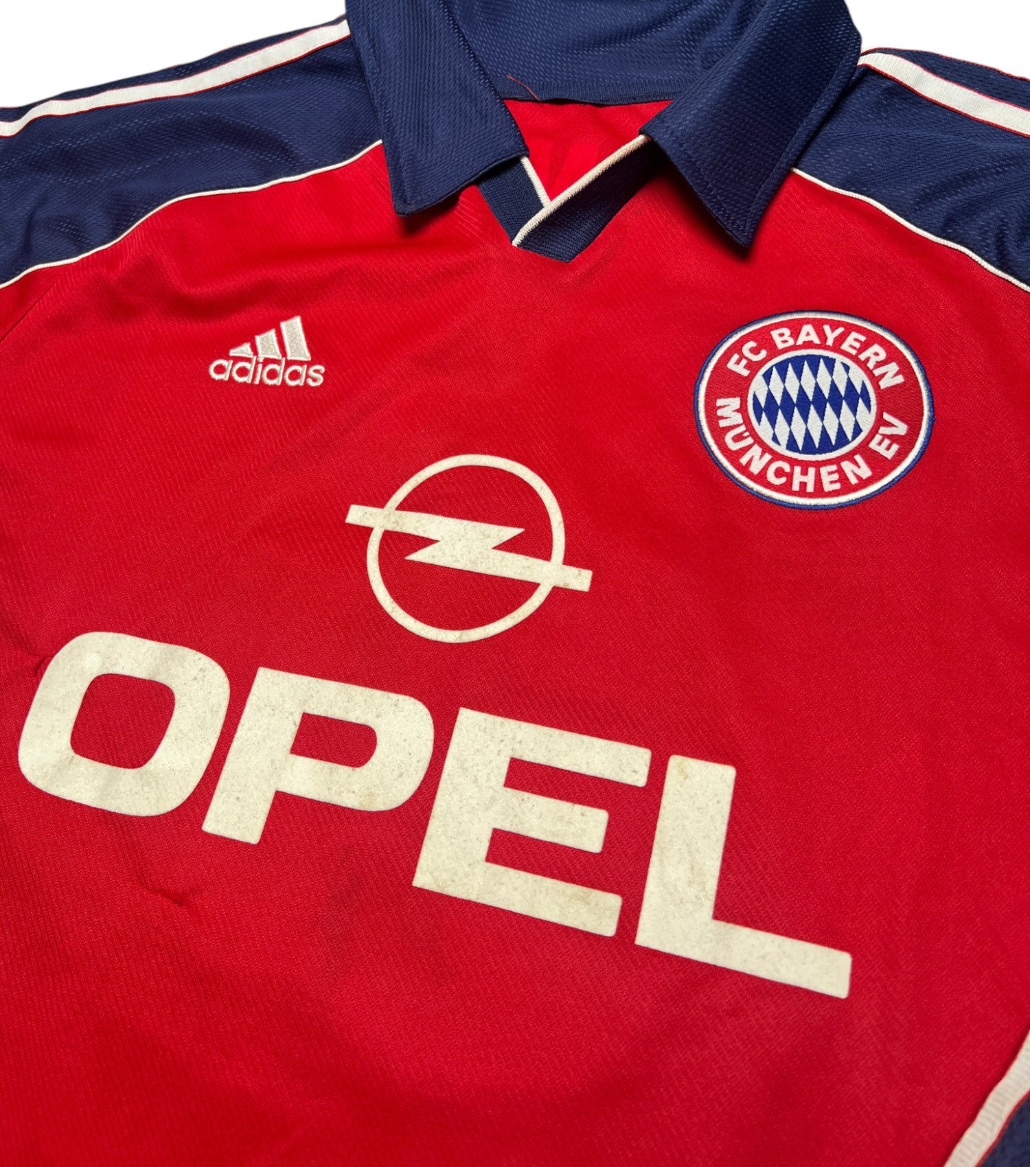 [SPIELGETRAGEN/SPIELVORBEREITET] Bayern München 1999-01 "Effenberg" Heim Trikot XL adidas