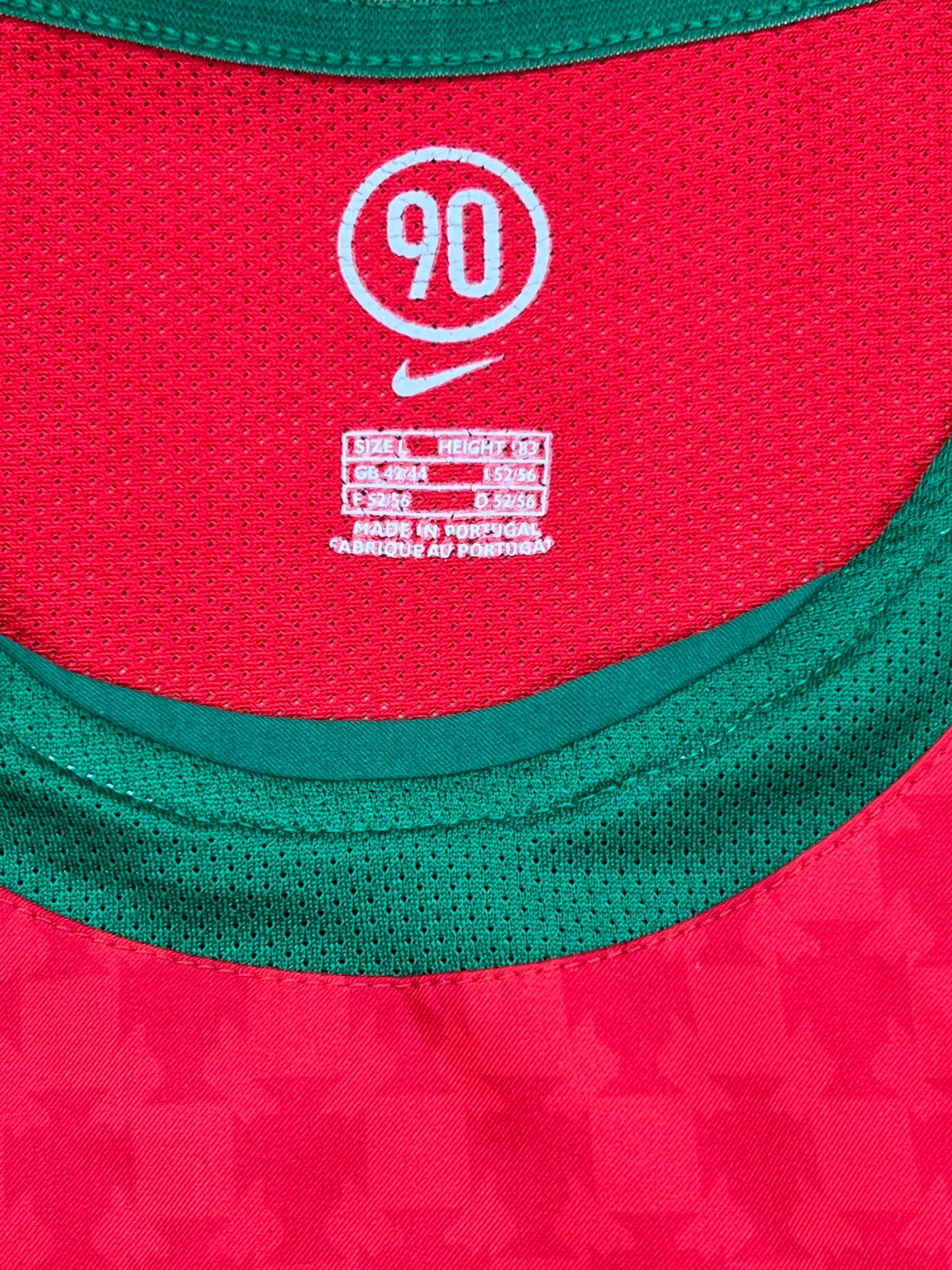 Portugal 2004-06 Heim Trikot L nike total 90