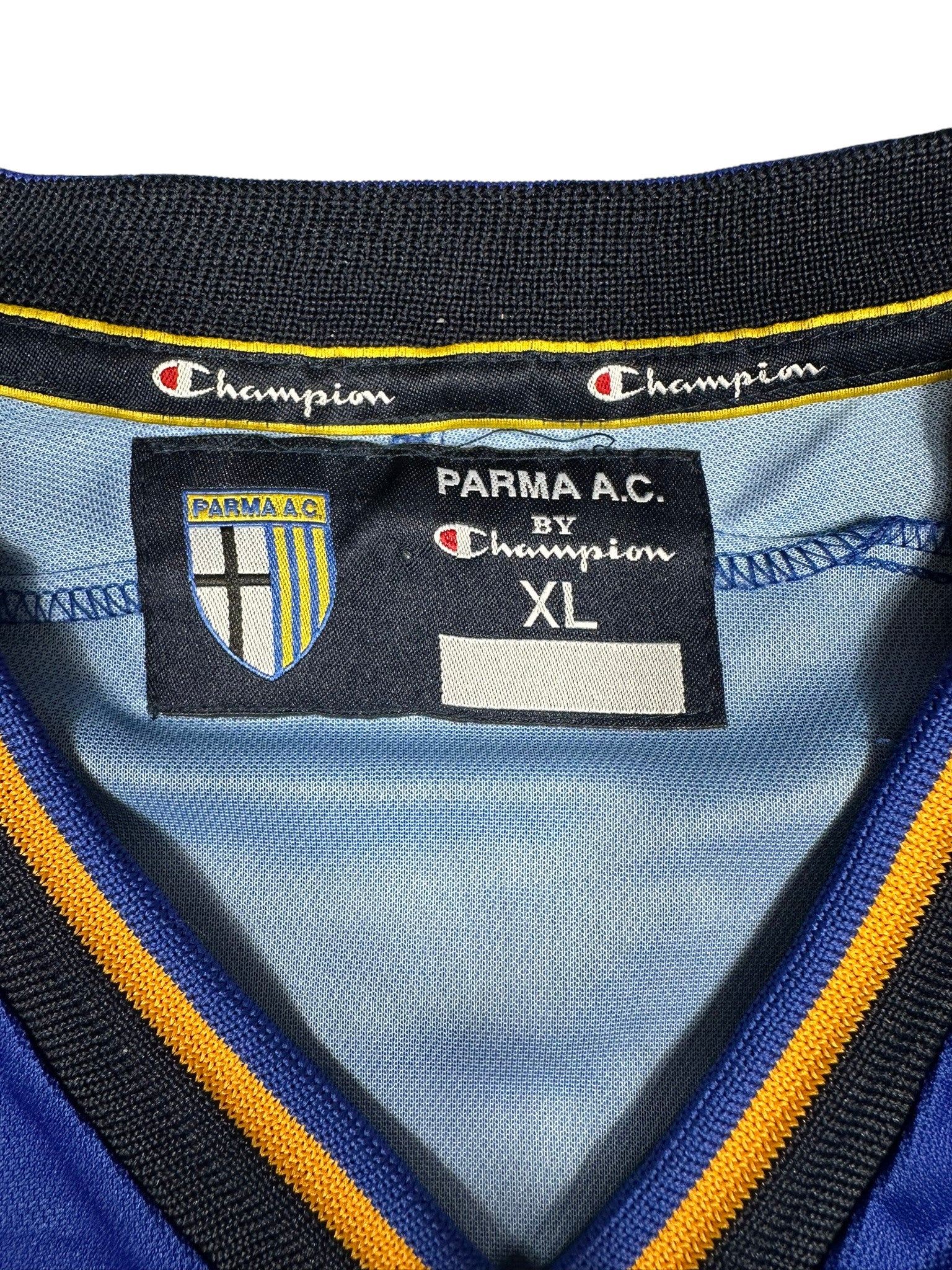 [SPIELVORBEREITET/GETRAGEN] Parma 2001-02 "Gurenko" Heim Trikot XL champion
