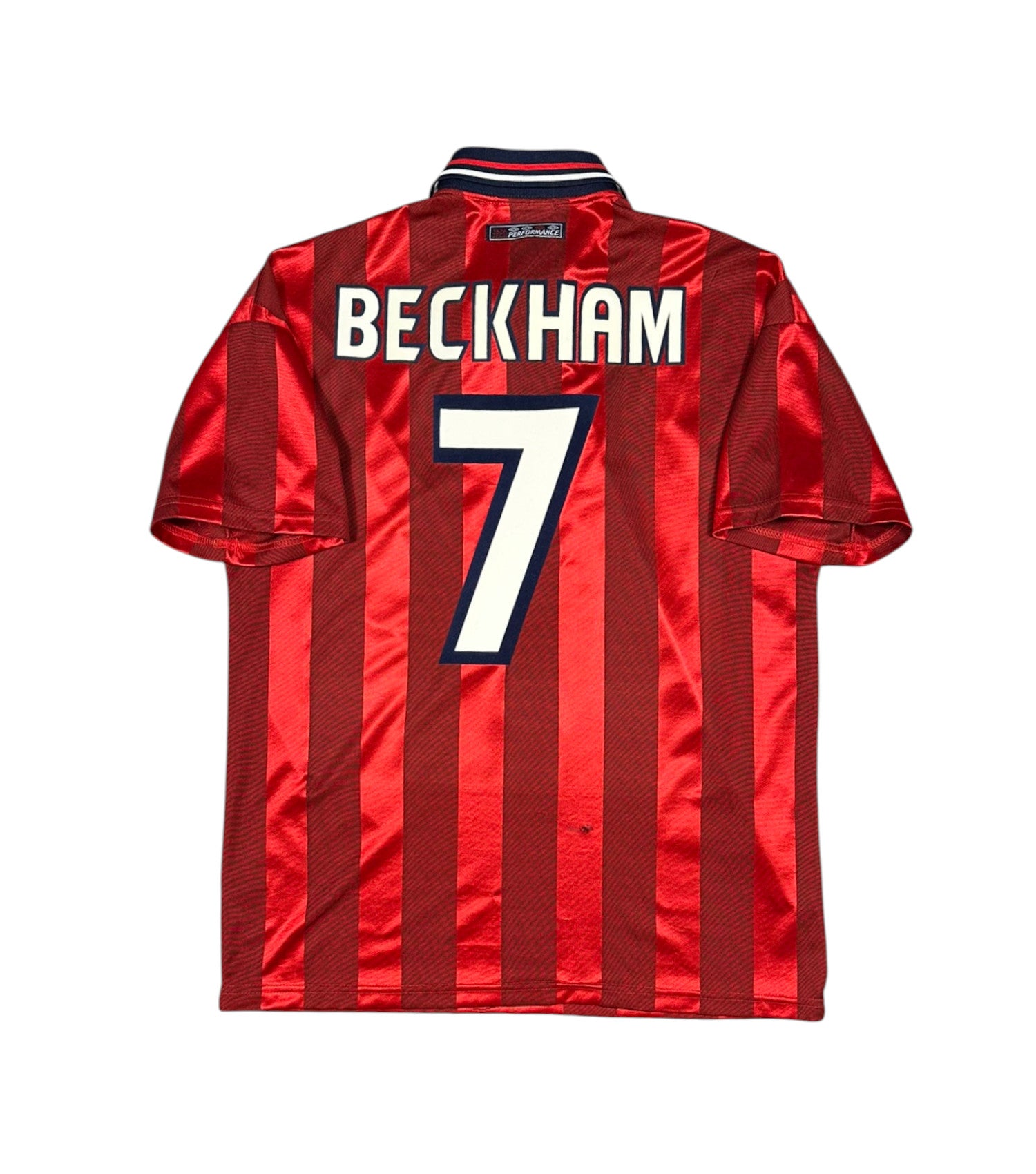 England 1998-00 "Beckham" Auswärts Trikot L umbro
