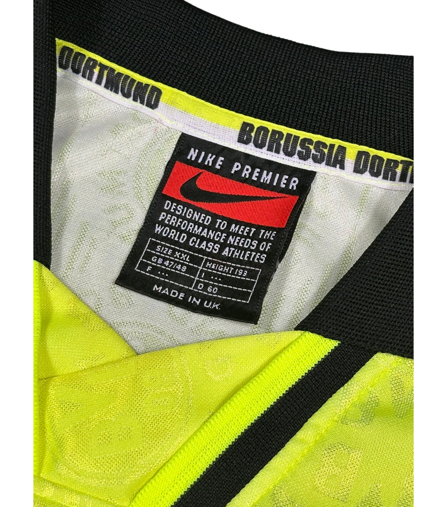 Borussia Dortmund 1996-97 Heim Trikot XXL nike BVB