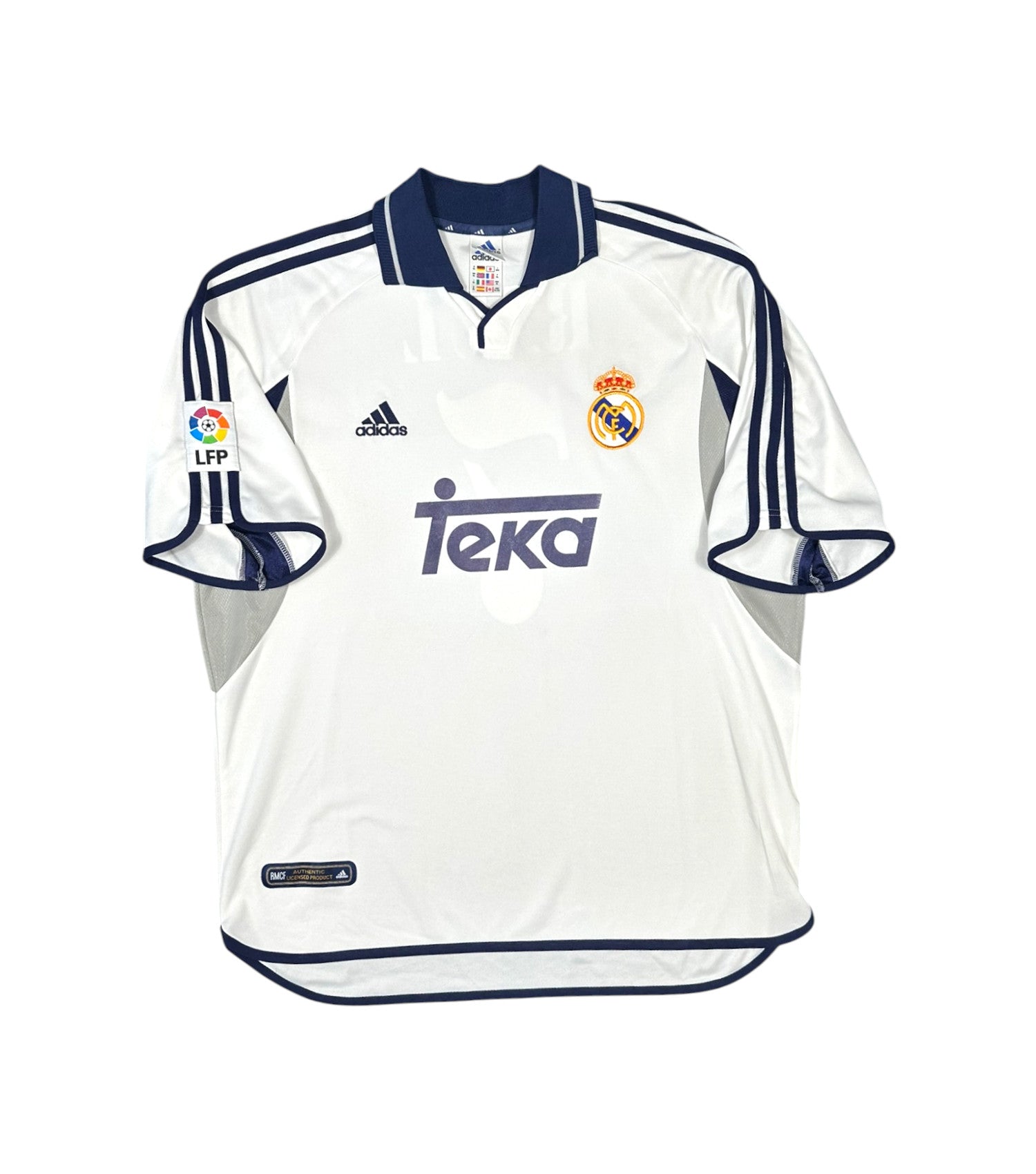 Real Madrid 2000-01 "Raúl" Heim Trikot XL adidas