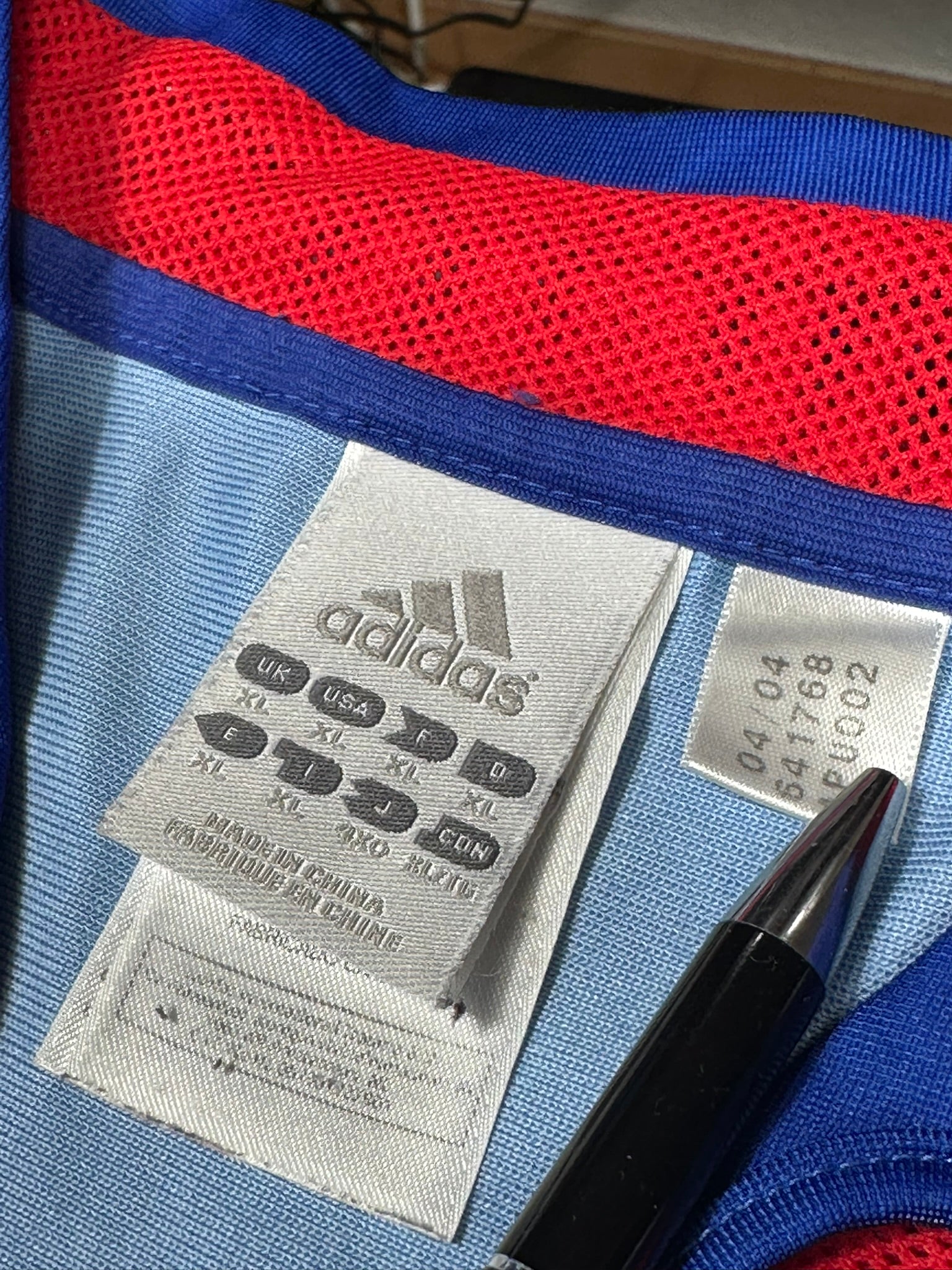 Frankreich 2004-06 Heim Trikot XL adidas