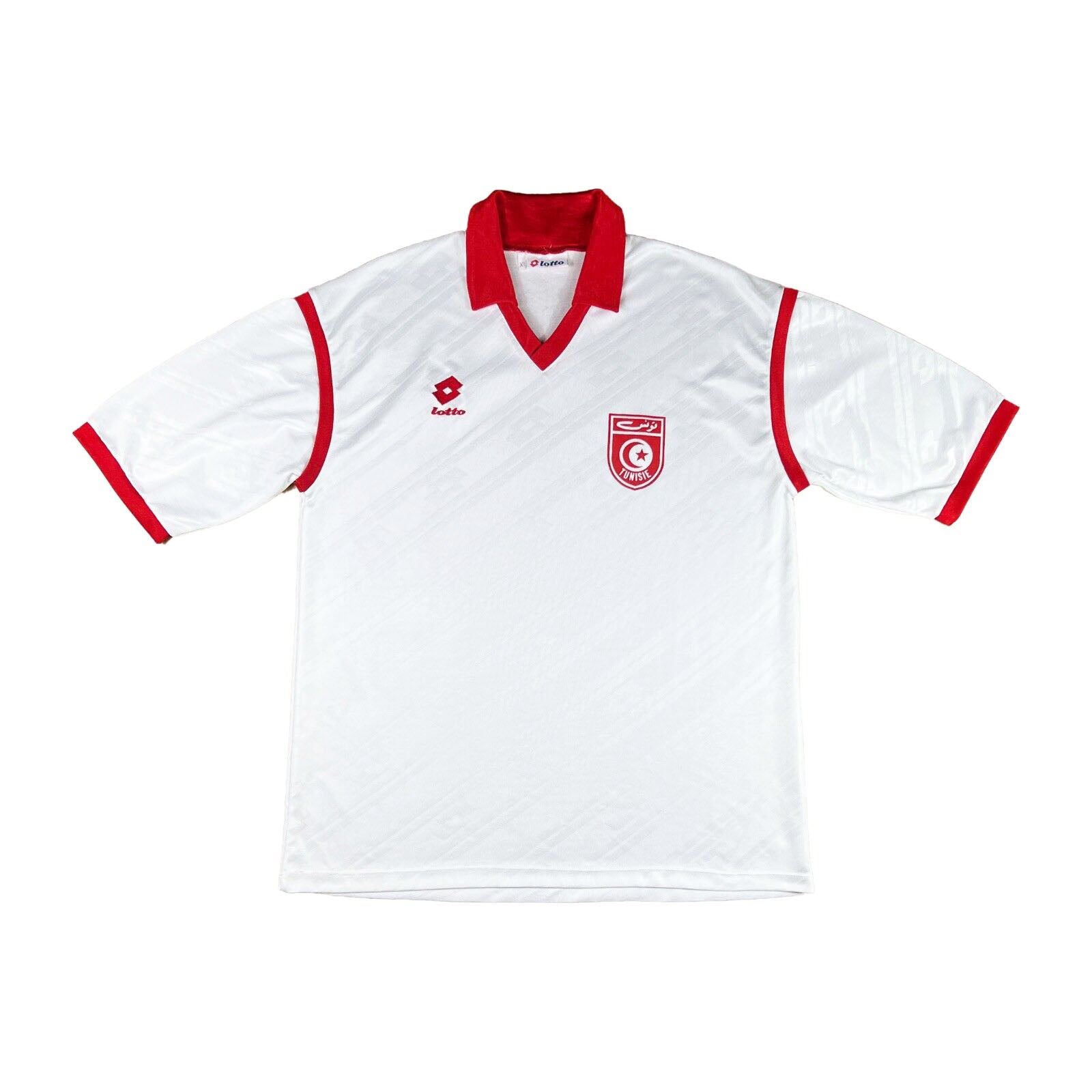 Tunesien 1996 Vintage Heim Trikot XL lotto