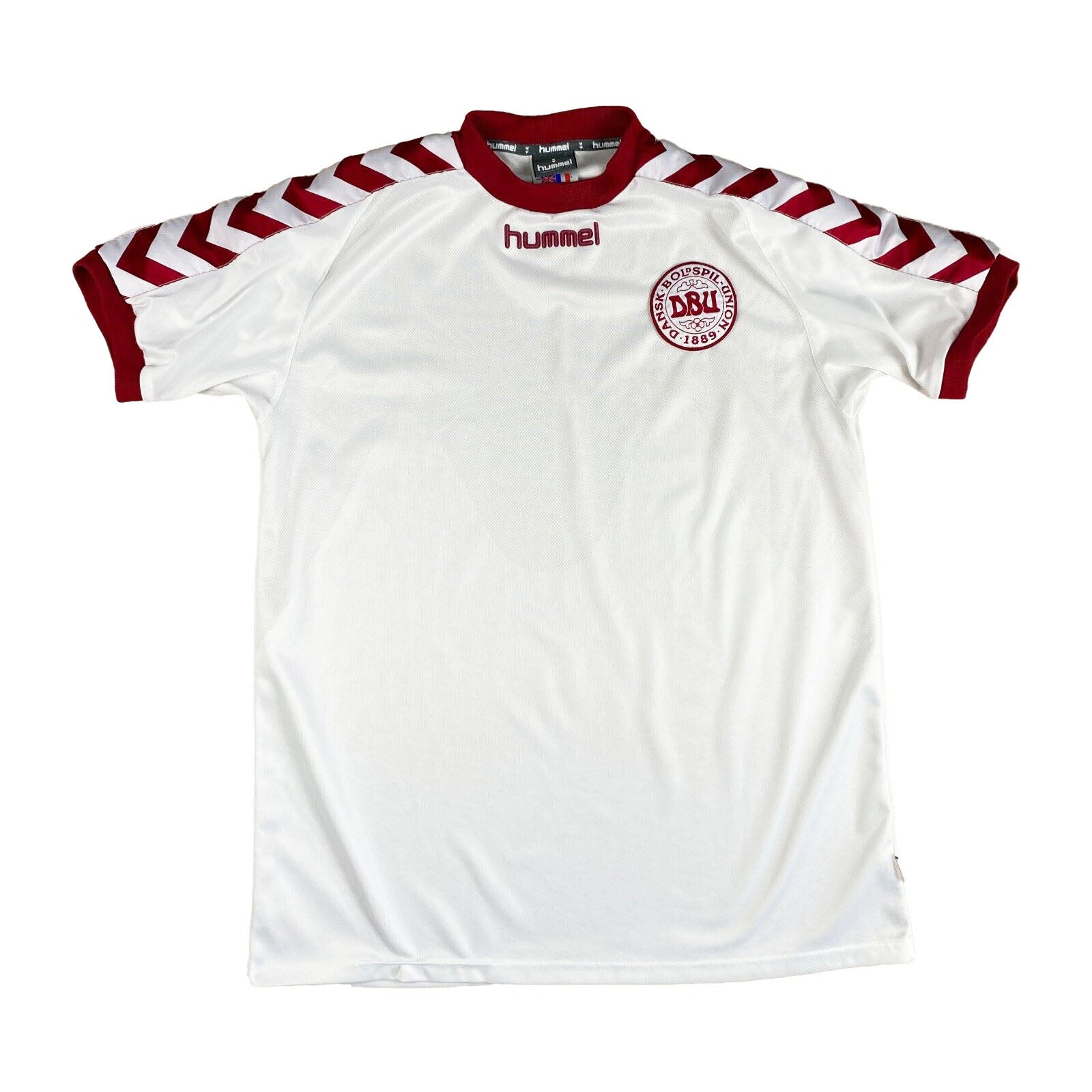 Dänemark 2002-03 Auswärts Trikot XL (L fit) hummel