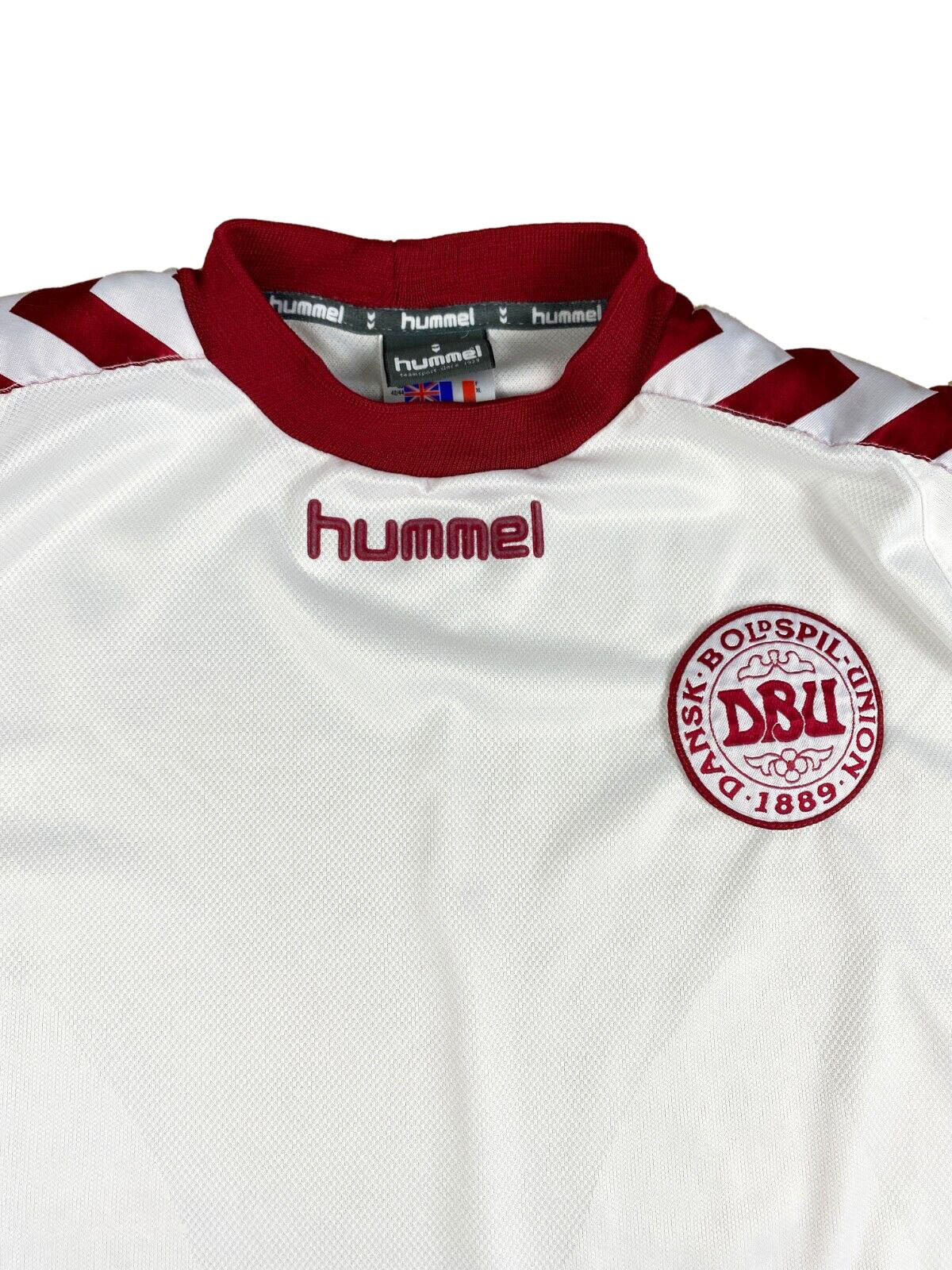 Dänemark 2002-03 Auswärts Trikot XL (L fit) hummel