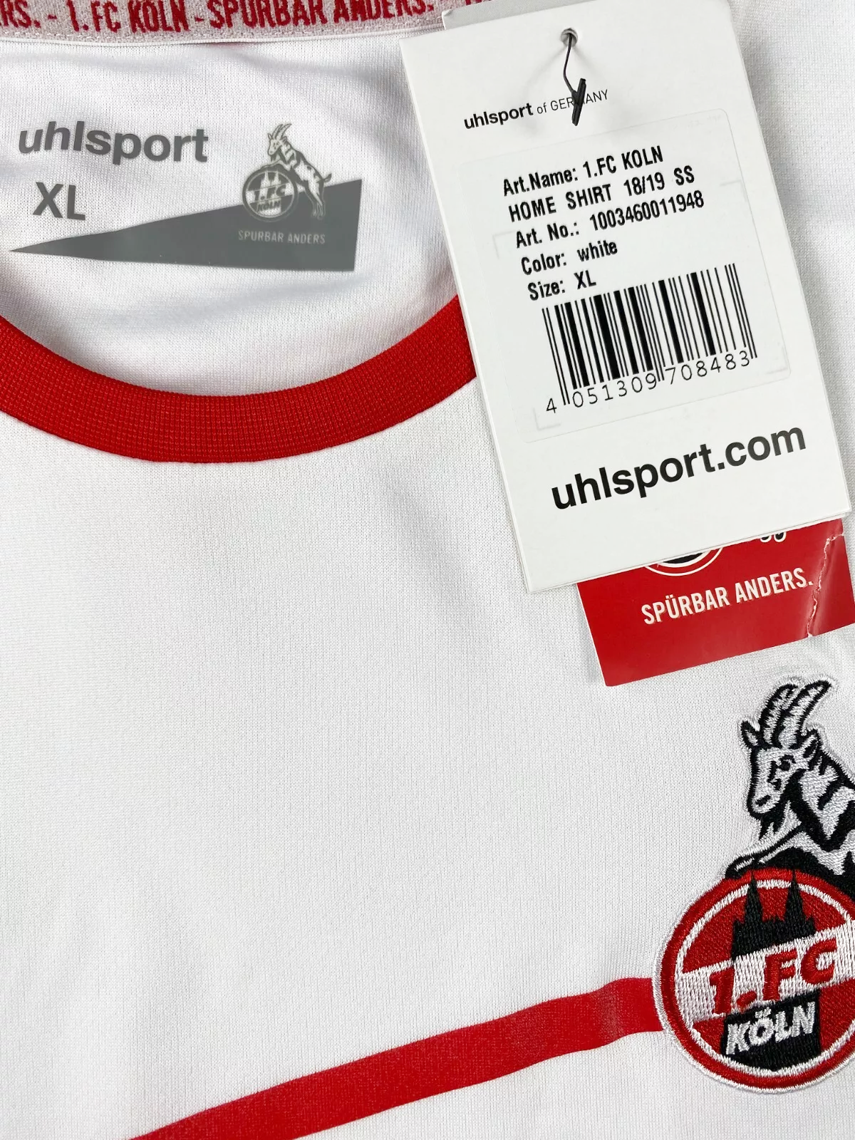 1.FC Köln 2018-19 Heim Trikot XL uhlsport