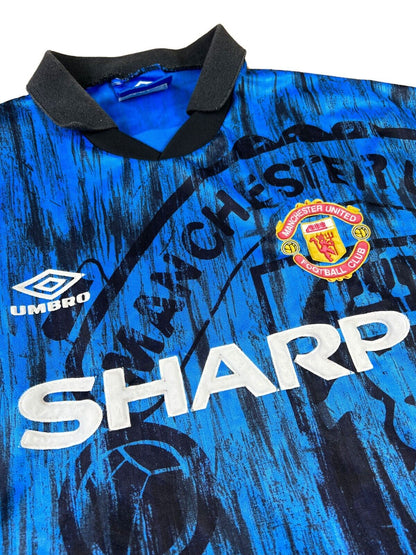 Manchester United 1992-93 "Cantona" Auswärts Trikot L umbro