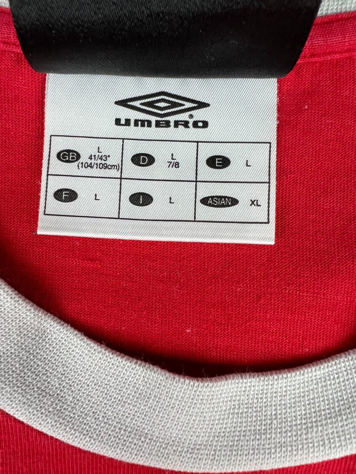 Manchester United Früh 2000er Trainingsshirt L Umbro