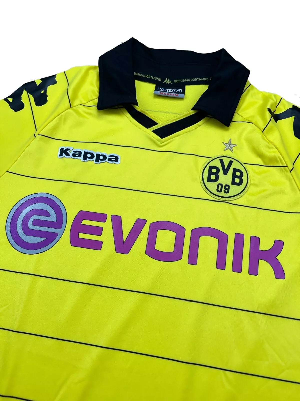 Borussia Dortmund 2010-11 "Lewandowski" Heim Trikot M kappa BVB