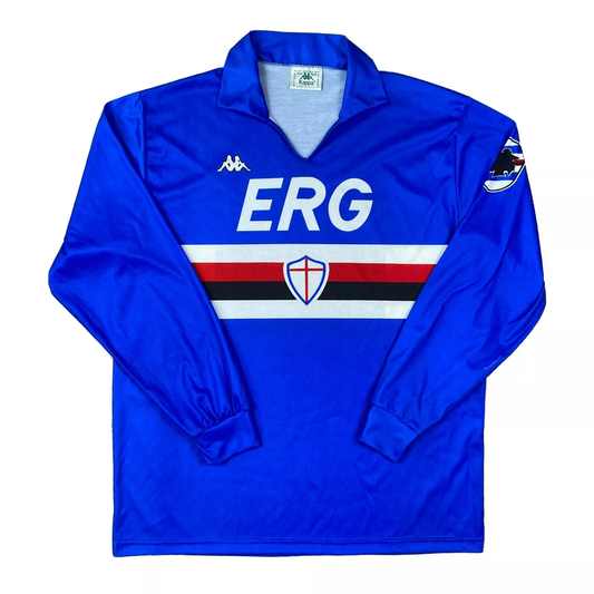 Sampdoria 1989-90 Heim Trikot XL kappa