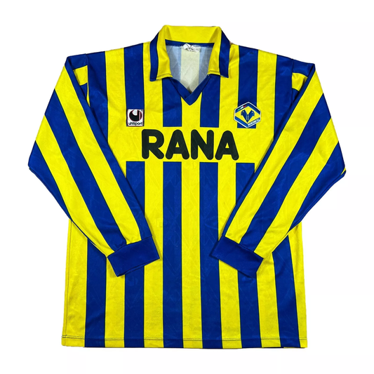 Hellas Verona 1992-95 Heim Trikot L/XL uhlsport
