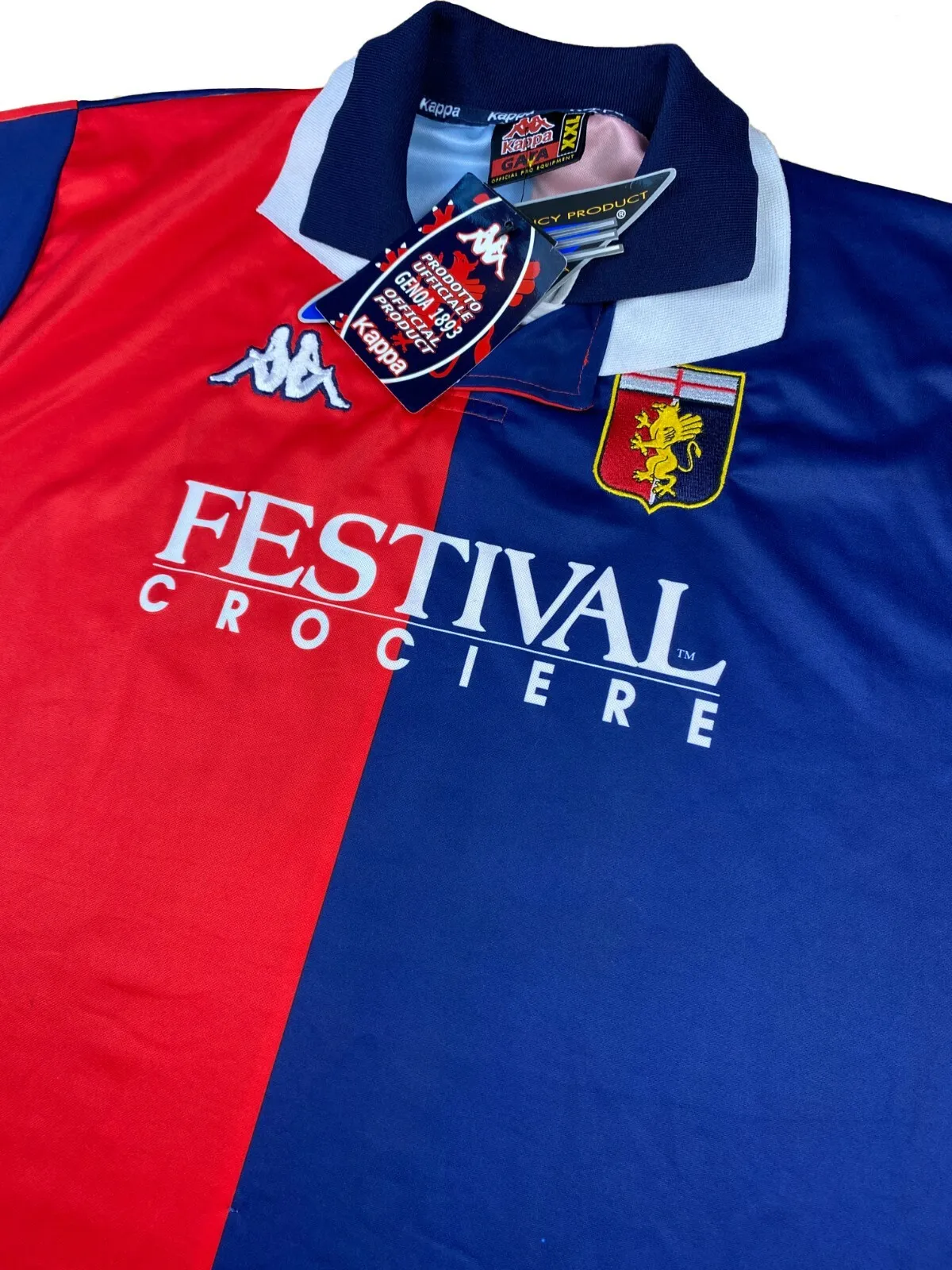 Genoa 1998-99 Heim Trikot XXL kappa