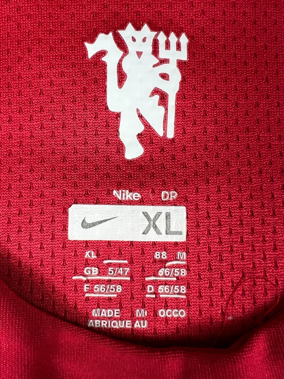 Manchester United 2007-09 Heim Trikot XL nike