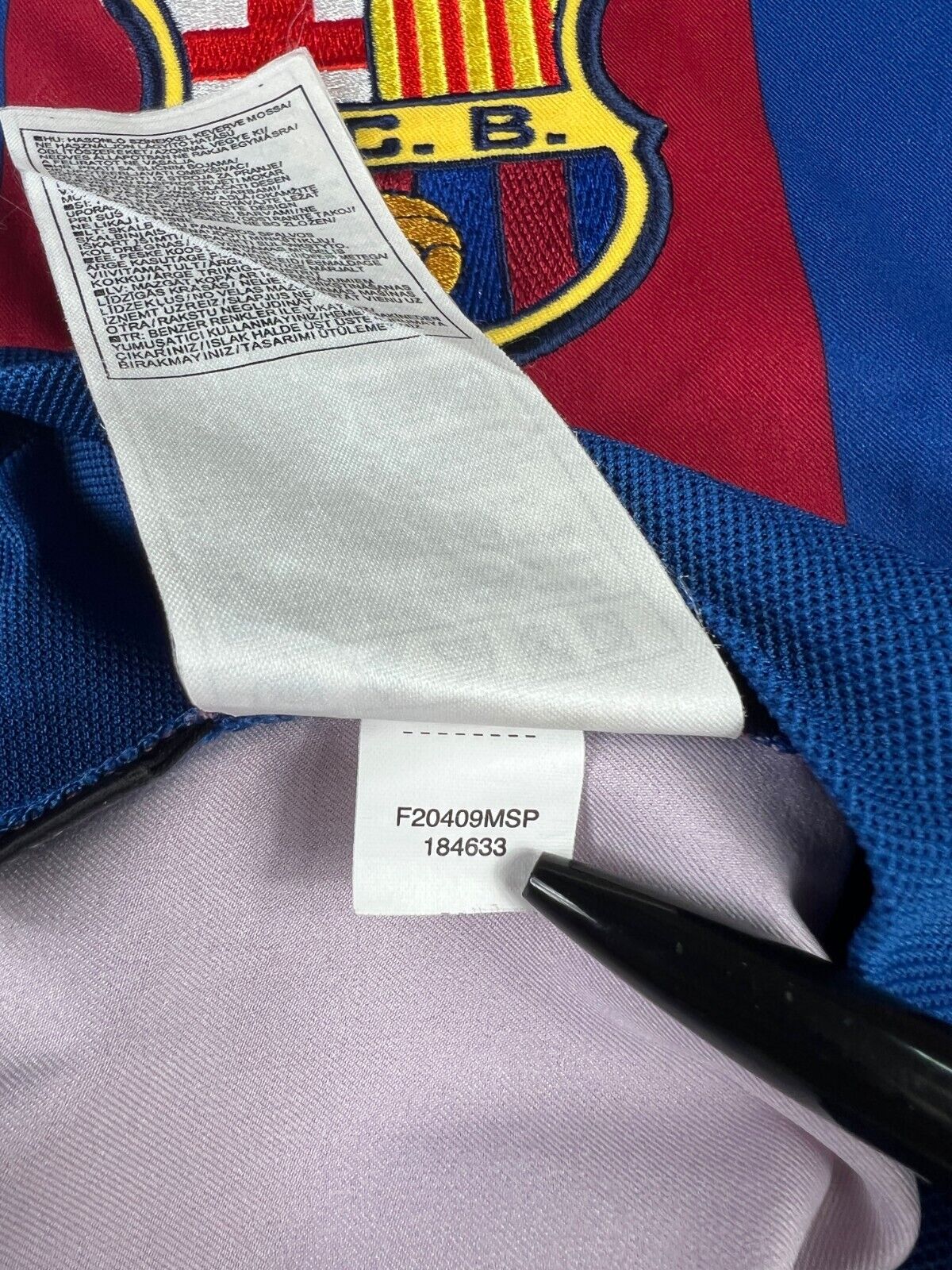 Barcelona 2002-03 "Iniesta" Heim Trikot L nike